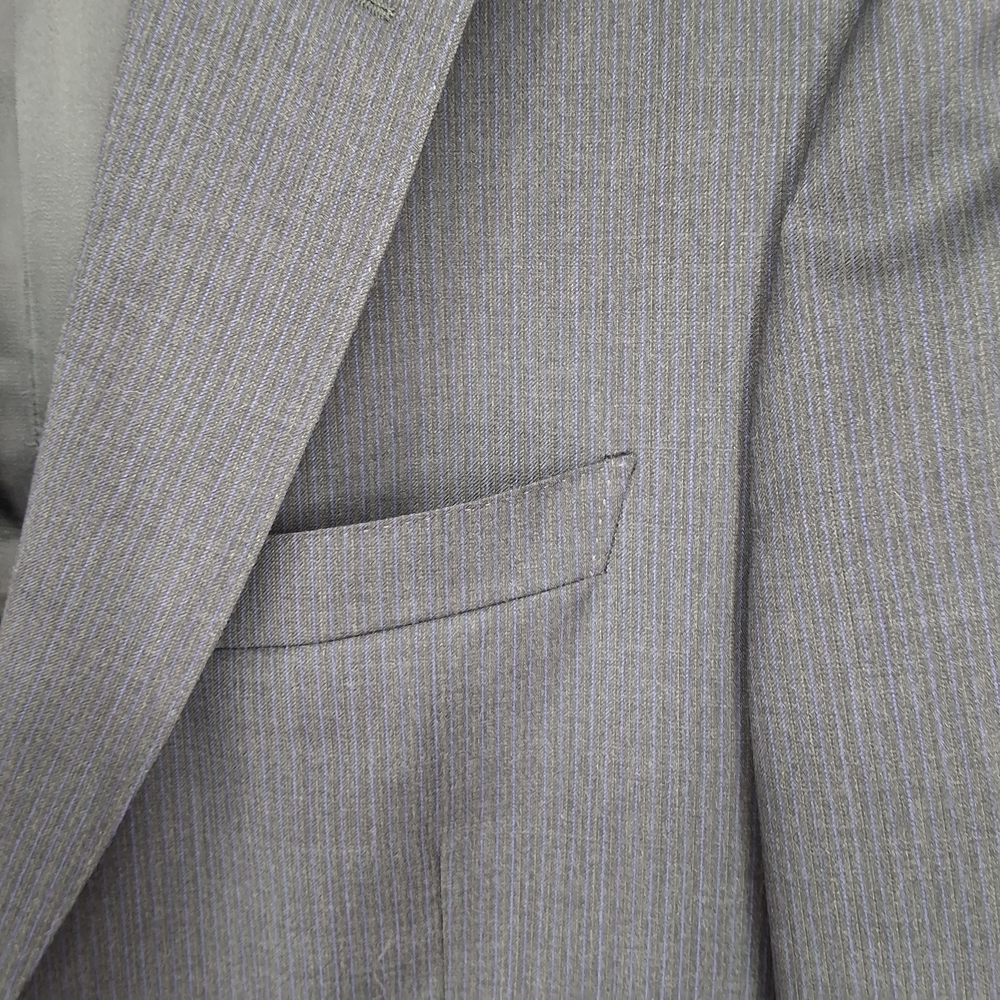 CANALI 37R DARK SUIT JACKET - Picture 4 of 8